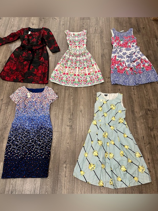 Talbots Dresses & Skirts - Lot Of 5 Talbots Dresses Florals Multicolor Size XS NWT Shift, Fit & Flare